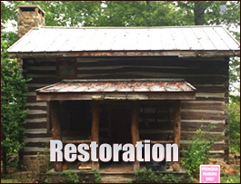 Historic Log Cabin Restoration  Banner Elk, North Carolina